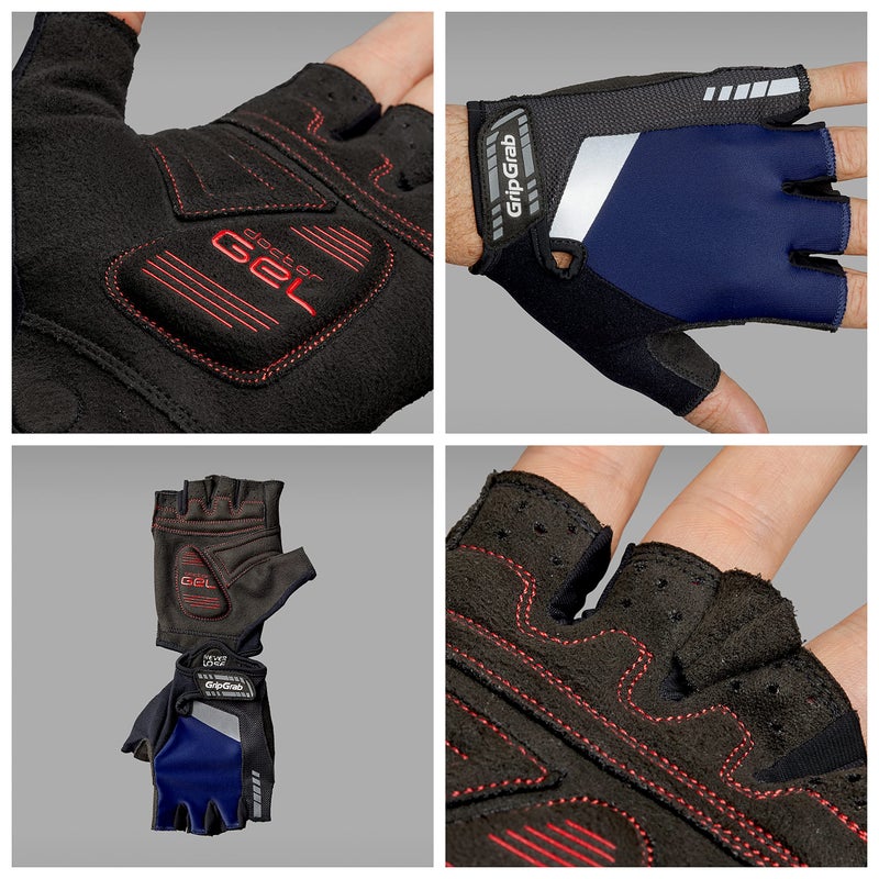 GripGrab SuperGel 6mm DoctorGel Padded Short Finger Summer Cycling Gloves Comfortable Cushioned Fingerless Bike Glove - Image 3